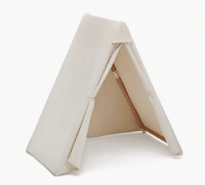 Kids play room decor natural canvas teepee tent
