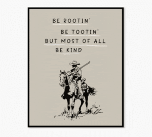 neutral western wall decor