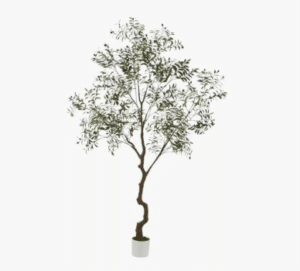 Realistic faux olive tree