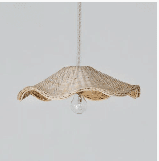 Woven Rattan Pendant Light