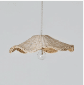 rattan lamp shade pendant light