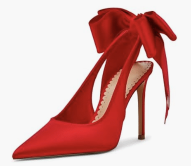 Steve Madden Red Bow Slingback Heels