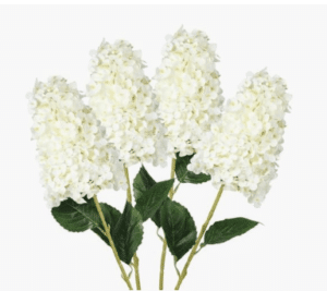 White Artificial Hydrangea Flowers