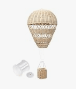 Woven Hot Air Balloon Nursery Decor