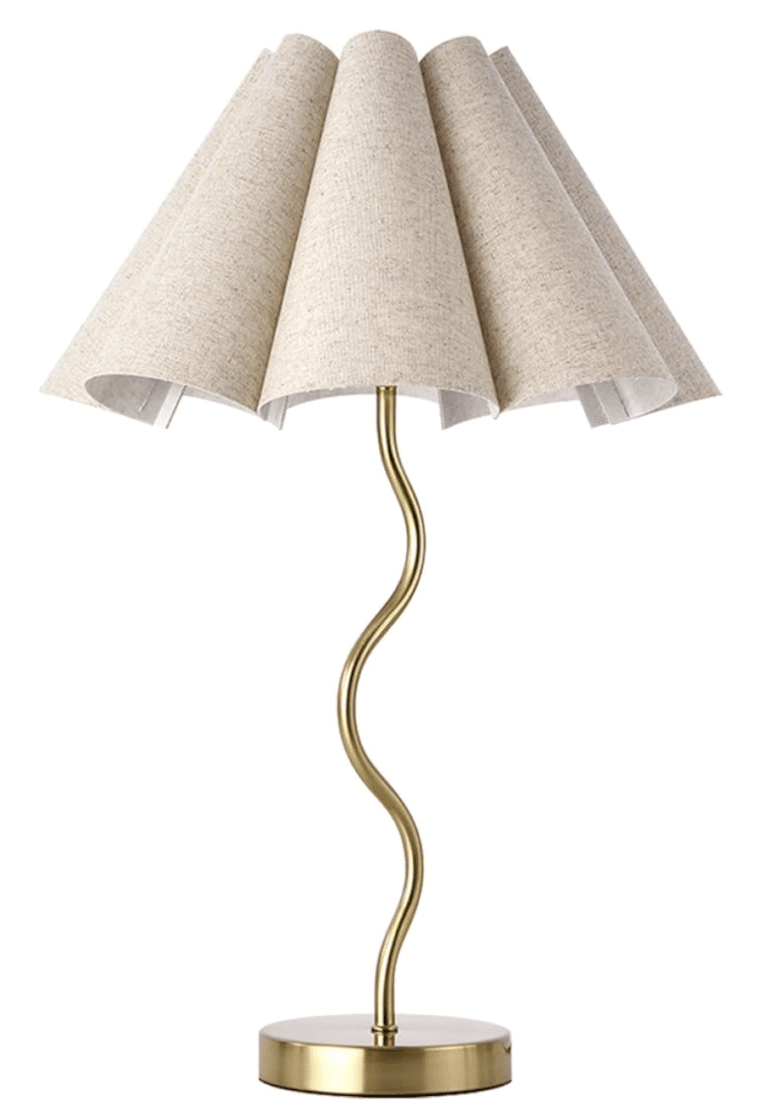 Scalloped Table Lamp