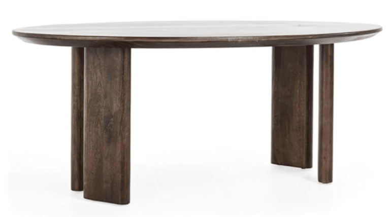 Mango Wood Round Dining Table