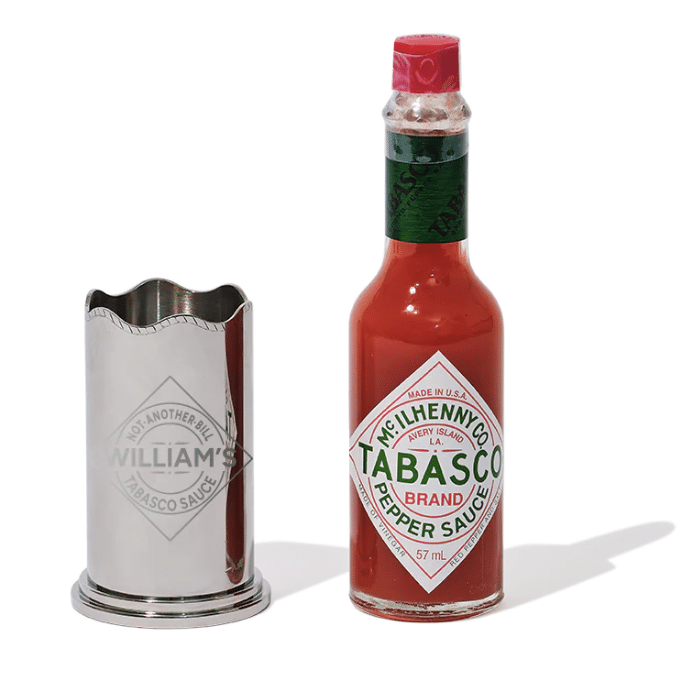 Silver Tabasco Customize Case