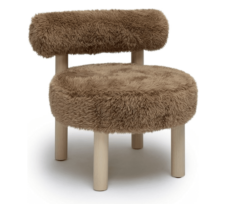 Carmel Shearling Upholstered Accent Chair
