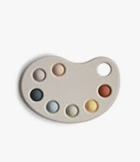 Mushie Paint Palette Press Toy