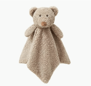 Baby Brown Teddy Bear Soft Security Blanket