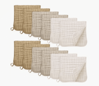 Cotton Muslin Baby Burp Cloths