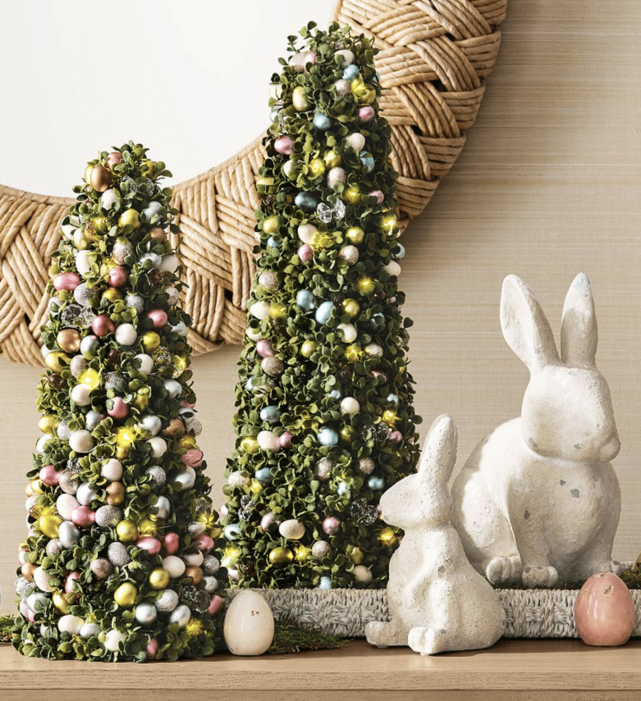 Modern Easter home decor