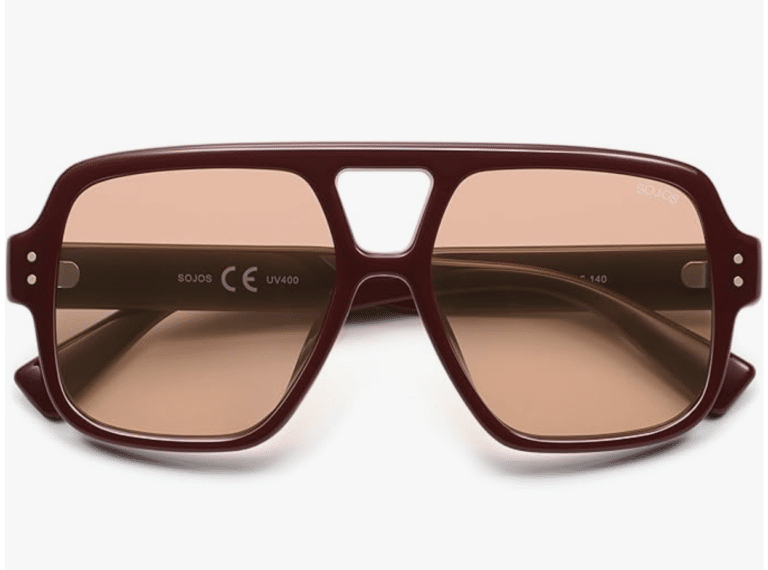 Retro Maroon Sunglasses