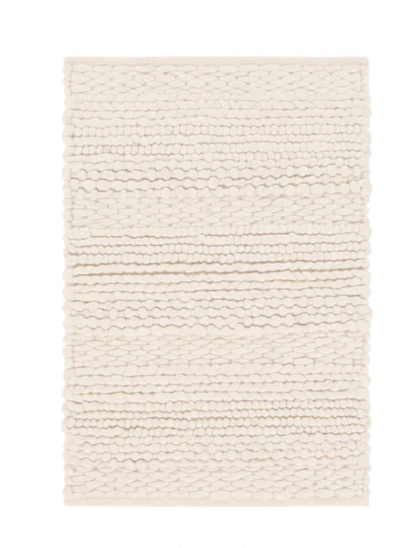 Handmade Nursery Rug Beige