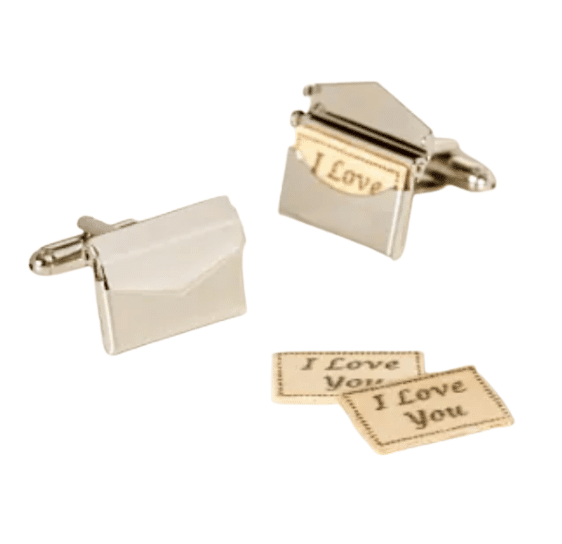 Custom Love Letter Cufflinks