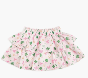 Ditsy Shamrock St. Patrick's Day Skort