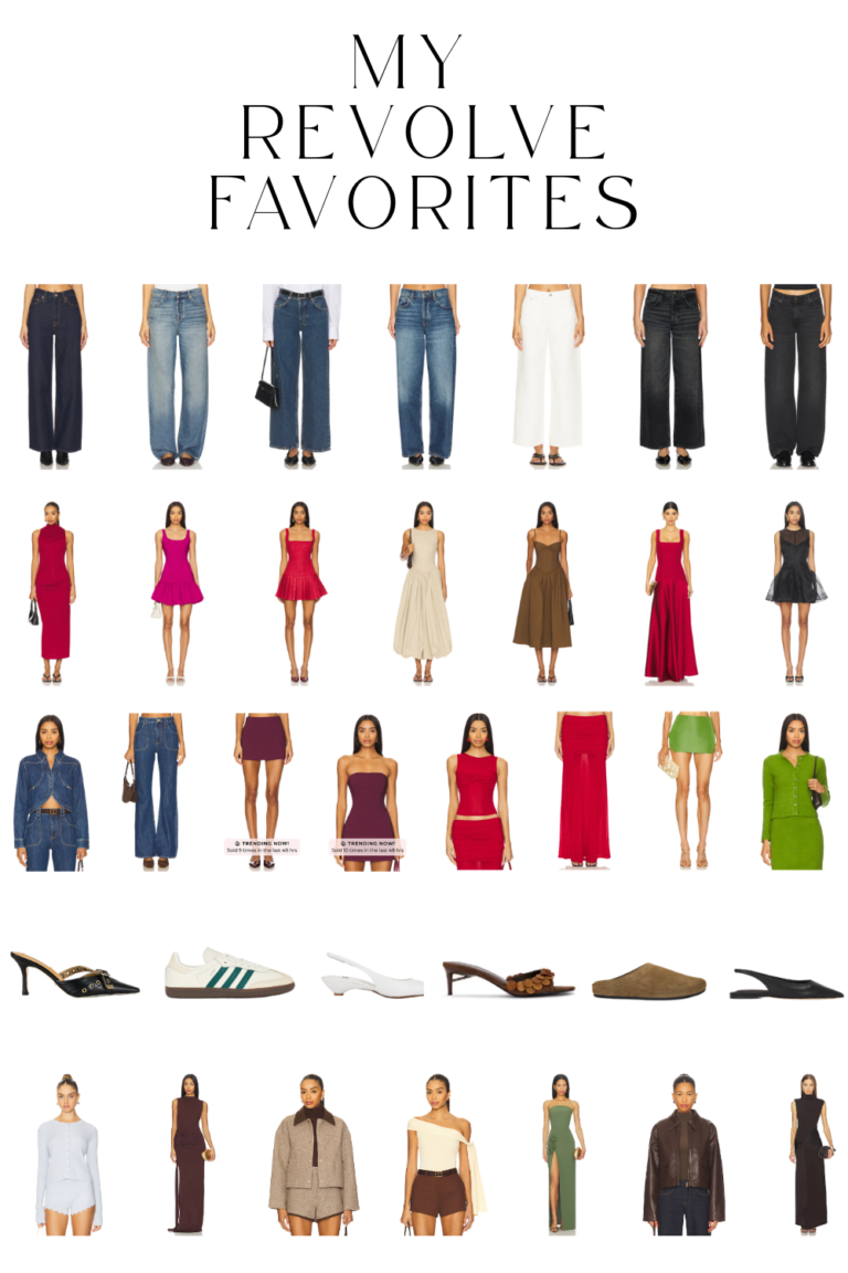 A curated page of my favorite Revolve finds, including everyday outfits, occasion wear, vacation pieces, and fashion picks I’m currently loving.