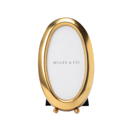 Oval Blanche Picture Frame