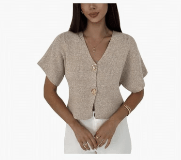 Short Sleeve Cardigan