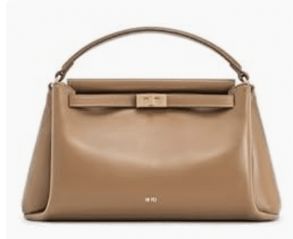 Brown Top Handle Bag