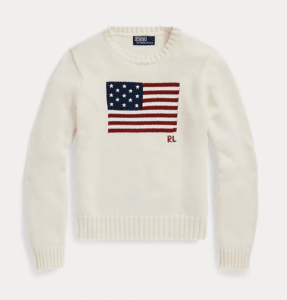 Ralph Lauren American Flag Sweater