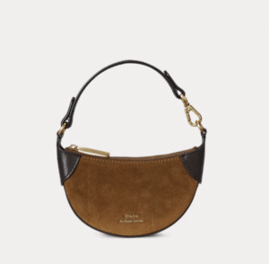 Polo Ralph Lauren Brown Suede Handbag