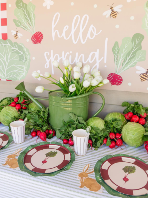 Spring Easter Hosting Tablescape