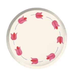 Tulip paper plates