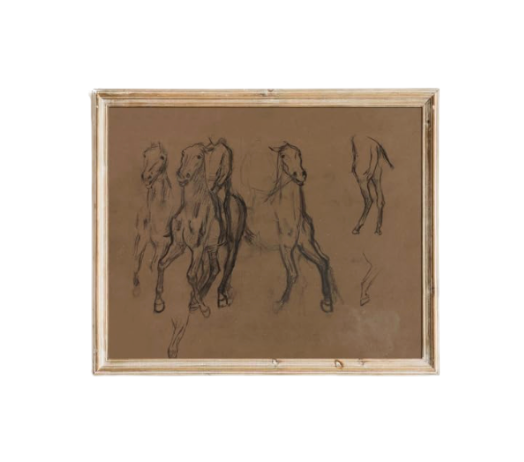 Vintage Horse Wall Art Decor
