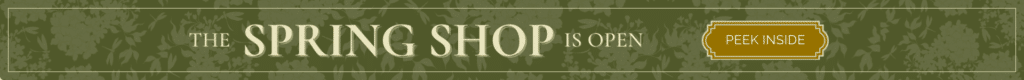 The Spring Shop is open featuring spring home decor, fashion finds for the season.