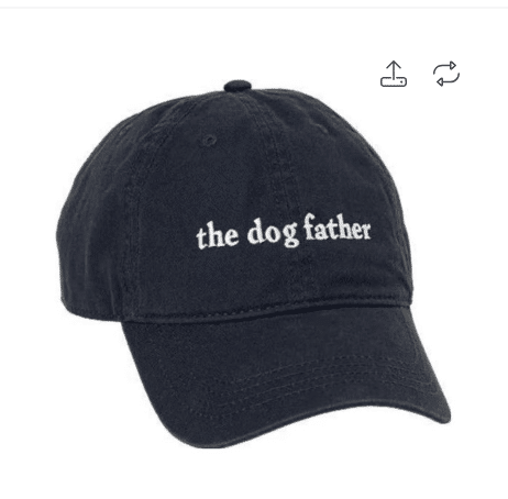 The Dog Father Embroidered Hat